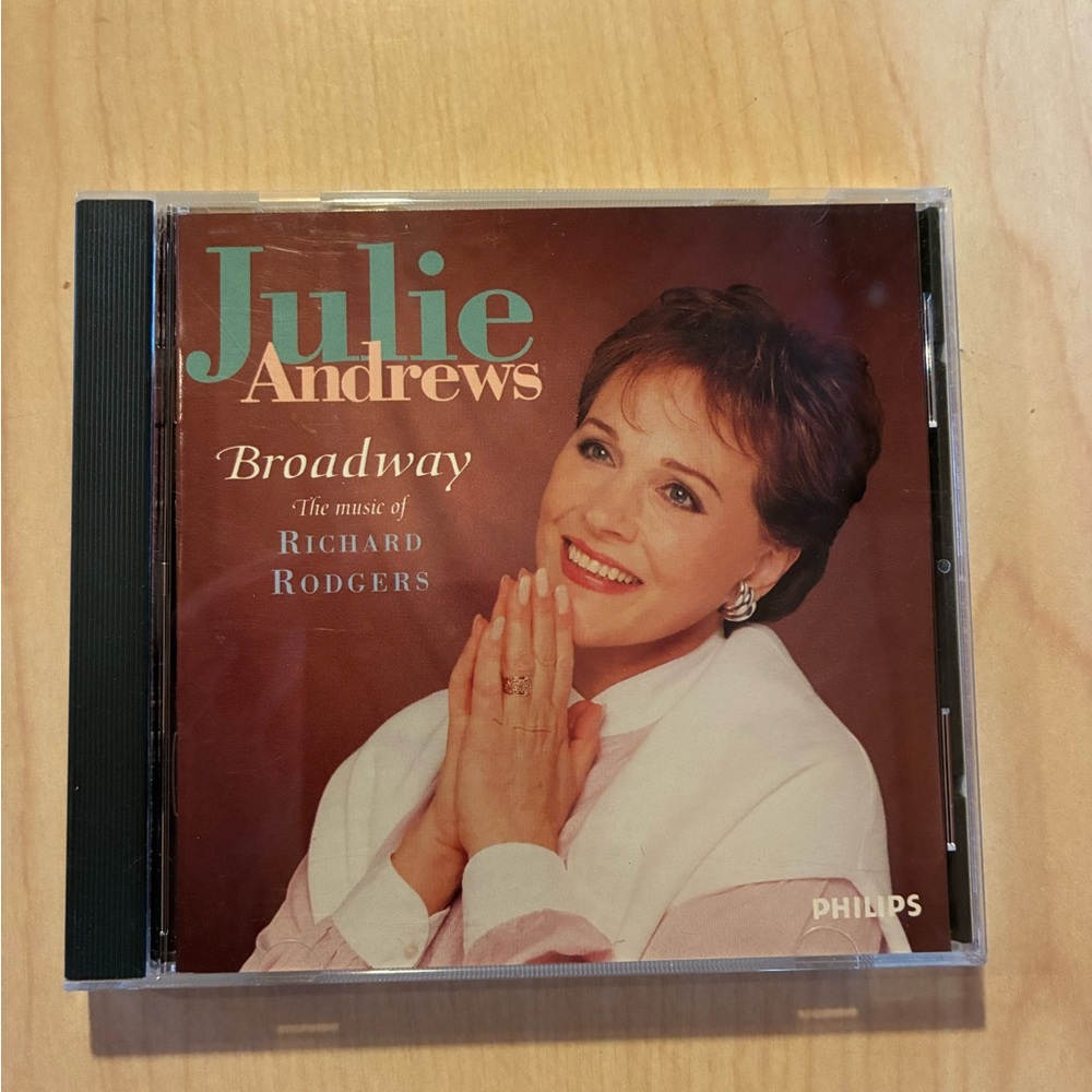 Philips Julie Andrews Broadway CD - Brown and White Cover